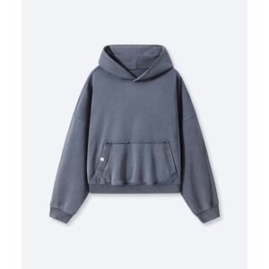 Drmers Club In Progress Reversible Hoodie V1.02 Heavy Grey Graphic NWT